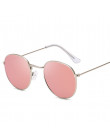 LeonLion klasyczne okrągłe ze stopu okulary przeciwsłoneczne damskie marka projektant okulary przeciwsłoneczne mała ramka okular