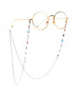 Okulary z łańcucha mody Chic kobiet złoto srebro łańcuchy okularów okulary przeciwsłoneczne okulary do czytania okulary okulary 