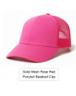 2019 Glitter kucyk czapka z daszkiem kobiety regulowany Messy Bun czapki czarny kapelusz dziewczyny na co dzień bawełna Snapback