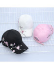 Seioum kobiety kapelusze letnie symetryczne kwiatowe hafty wbudowana izolacja czapki z dzianiny Femme czapka z daszkiem regulowa