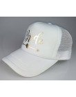 C & Fung panny młodej z plemienia panny młodej wieczór panieński Snapback Trucker kapelusz czapka zespół panny młodej złote lite