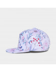 Marka NUZADA 3D drukowanie czapki kapelusze wiosna lato małe świeże kwiaty kobiety czapka z daszkiem kości bawełna regulowana be