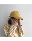 Kobiet czapki cały mecz regulowany na co dzień uśmiech haft słońce cieniowanie czapki z daszkiem damskie codzienne Chic koreańsk
