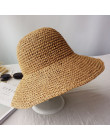 Słomkowy kapelusz damski młodzieżowy dziewczęcy letni przeciwsłoneczny okrągły czarny beżowy granatowy duży