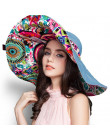 [SUOGRY] 2017 moda kompozycja z kwiatów składany rondem kapelusz słońce kapelusze letnie dla kobiet ochrona UV darmowa wysyłka