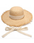 Nakrycie głowy damskie kobiece młodzieżowe rattanowy kapelusz oryginalny modny letni wiosenny