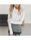 Bluzy z kapturem bluzy 2019 moda Harajuku Patchwork z długim rękawem bluzy z kapturem bluzy dorywczo luźne bawełniane sznurek gó