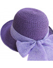 FS lato kapelusze przeciwsłoneczne dla kobiet składany 2019 słomy Sunbonnet szeroki kapelusz z opadającym rondem czapka wakacje 