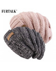 FURTALK Winter Knitted Hat Women Hat Slouchy Beanie for Girls Skullies Cap A047