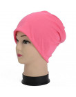 2019 wiosna jesień czapka Turban na co dzień Unisex czapka w stylu Hip-hop Turban jednolity kolor czapka dzianinowa kapelusze dl