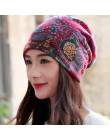 LongKeeper nowa kobiety kapelusz poliester dla dorosłych Casual kwiatowy damskie kapelusze wiosna jesień kobiece czapka szalik 3