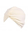 Modne damskie nakrycie włosy w formie eleganckiego ciepłego turbana bawełniana czapka onkologiczna kolor czarny szary