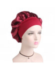 Drop Shipping najlepiej sprzedający się długi do pielęgnacji włosów kobiety moda satyna czapka z daszkiem czapka z daszkiem noc 