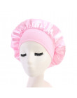 Drop Shipping najlepiej sprzedający się długi do pielęgnacji włosów kobiety moda satyna czapka z daszkiem czapka z daszkiem noc 
