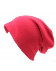 Zimowe wielofunkcyjne czapki jesień kobieta Gorros czysty kolor wydajność kobiet Beanie kapelusz wysokiej jakości kobiet Skullie