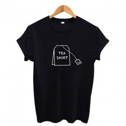 Soatrld humoru herbaty drukuj T koszula dla kobiet odzież 2018 lato śmieszne kobiet koszulki z krótkim rękawem Harajuku Tee Tumb