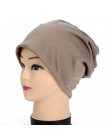 Unisex czapka narciarska cienkie czapka kapelusz kobiet Skullies czapki kobiety Turban Skully kapelusz czapka mężczyźni list Hip