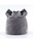 TQMSMY Rhinestone jesień zima dzianiny czapki Skullies dla kobiet na zewnątrz Slouchy maski na co dzień kota ucho aksamitne kape