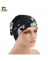 Headcover nieograniczony bawełna zrelaksowany Beanie czapki kobiety czepek dla osób po chemioterapii na raka wypadanie włosów cz