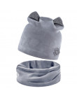 TQMSMY 2018 kot kot Skullies czapki zimowe czapka z dzianiny szalik czapki zimowe dla kobiet czapki Gorras kości maski czapki DH