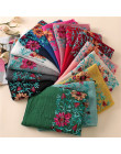 2019 zwykły haftowane kwiatowy szalik wiskozowy szal z indyjskiej chustki w nadruk bawełniane szaliki i chusty fular Sjaal Musli