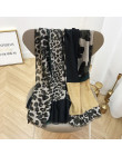 Panie nowa moda Leopard Patchwork wiskoza szalik jesień zima tłumik z pałąkiem na głowę chustki na szyję Sjaal Wrap hidżab... 18