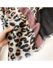 Panie nowa moda Leopard Patchwork wiskoza szalik jesień zima tłumik z pałąkiem na głowę chustki na szyję Sjaal Wrap hidżab... 18