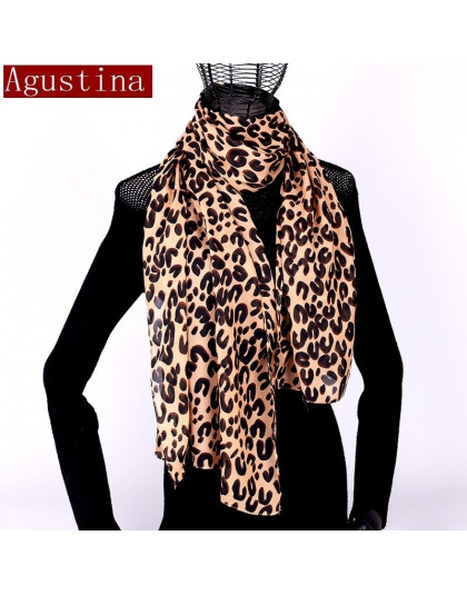 Kobiety szalik szyfonowa leopard print sjaal poncho szaliki zima hidżab szal zwierząt marki luksusowe satin poncho peleryny płas