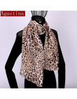 Kobiety szalik szyfonowa leopard print sjaal poncho szaliki zima hidżab szal zwierząt marki luksusowe satin poncho peleryny płas