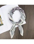 Jedwab mały szalik miękkie wygodne chustki na szyję plac zgniotu marszczone chusteczka Dot chustka hostessa Airline drukuj 1 PC