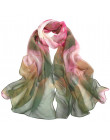 Najnowszy moda kobiety szale drukowanie Lotus długi miękki szal szalik szal damski miękkie chusty fantastyczna apaszka okłady  