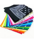 1 PC Unisex Hip Hop czarny Paisley Bandana nakrycia głowy opaska do włosów szalik szyi okład na rękę zespół Headtie plac szalik 