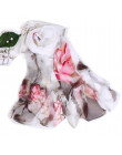 Moda kobiety szaliki drukowanie Lotus długi miękki szal wykwintne szalik szal damski szalik elastyczne okłady Poncho Foulards