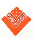 1 PC Unisex Hip Hop czarny Paisley Bandana nakrycia głowy opaska do włosów szalik szyi okład na rękę zespół Headtie plac szalik 