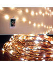 2 M/5 M/10 M Photo klipsem USB LED String Lights Fairy światła na zewnątrz na baterie Garland boże narodzenie dekoracje Party śl