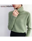 Gogoyouth sweter kobiet 2019 jesień zima kaszmirowe dzianiny damskie sweter i pulower kobieta Tricot Jersey Jumper Pull Femme