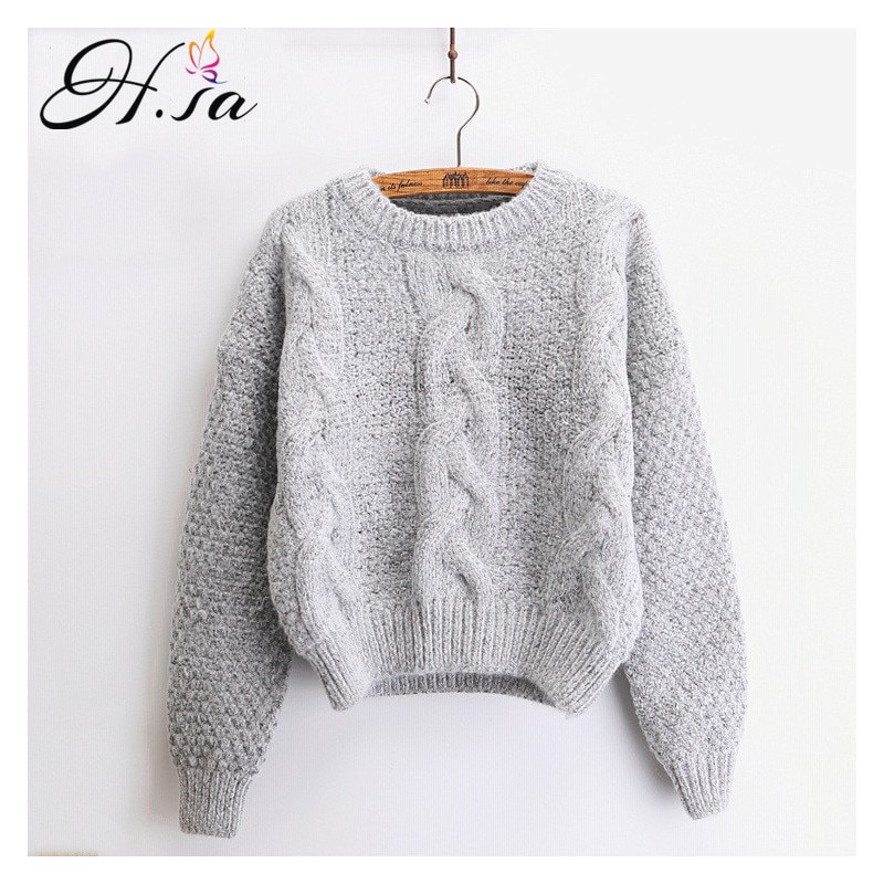 H. SA kobiet swetry ciepły sweter i swetry Crewneck moher H. SA kobiet swetry ciepły sweter i swetry Crewneck moher