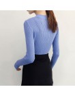 Błyszczący Lurex jesień zima sweter kobiet z długim rękawem swetry kobiety podstawowe swetry z golfem 2019 koreański styl dziani