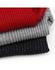Nowy brokat golfem kobiet sweter sweter wysoka elastyczność z dzianiny żebrowane Slim Jumper jesień zima podstawowe kobiecy swet