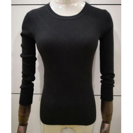 9 kolory 2019 wiosna kobiety panie z długim rękawem o szyi slim fit z dzianiny krótki sweter top femme koreański pull tight kosz