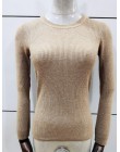 9 kolory 2019 wiosna kobiety panie z długim rękawem o szyi slim fit z dzianiny krótki sweter top femme koreański pull tight kosz