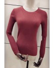 9 kolory 2019 wiosna kobiety panie z długim rękawem o szyi slim fit z dzianiny krótki sweter top femme koreański pull tight kosz