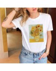 Nowy michała anioła Sistin t-shirty damskie Harajuku Ulzzang Tumblr Kawaii Femme T shirt na co dzień topy Tee w stylu Vintage ko