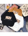 Hirsionsan Leopard druku koszulki z krótkim rękawem kobiety 2019 wiosna lato Hot Tees na co dzień z krótkim rękawem z krótkim rę