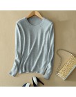 GABERLY miękki kaszmir elastyczna swetry i pulowery dla kobiet jesień zima sweter 5XL O-Neck kobiece wełniane dzianiny marki top
