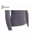 Yanueun 2017 jesień zima prosty sweter damski sweter bez ramiączek ze ściętym dekoltem pogrubienie sweter sweter z odkrytymi ram