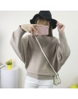 BHflutter sweter kobiety Slash Neck z dzianiny zimowe swetry topy kobiet Batwing Cashmere Casual swetry Jumper Pull Femme 2018