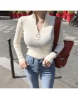 Sweter z golfem koreański kobiet swetry 2018 zima topy dla kobiet sweter jesień sweter z dzianiny sweter Pull Femme