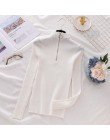 Sweter z golfem koreański kobiet swetry 2018 zima topy dla kobiet sweter jesień sweter z dzianiny sweter Pull Femme