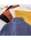 Nowych kobiet sweter z golfem kobiet sweter z dzianiny w stylu casual kobiety zima topy koreański swetry moda 2018 kobiety swete
